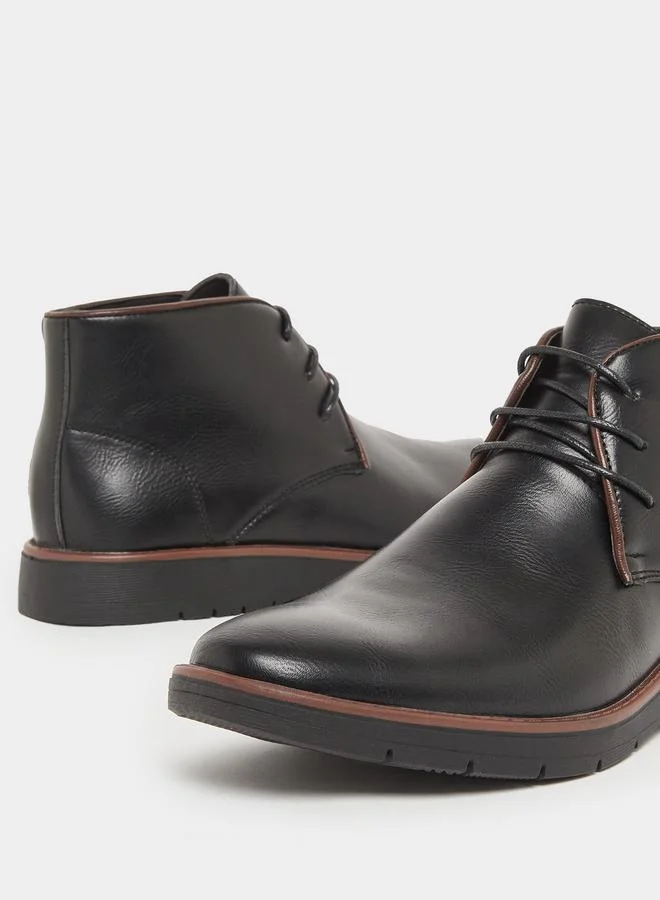 ستايلي حذاء بوت تشوكا جلد